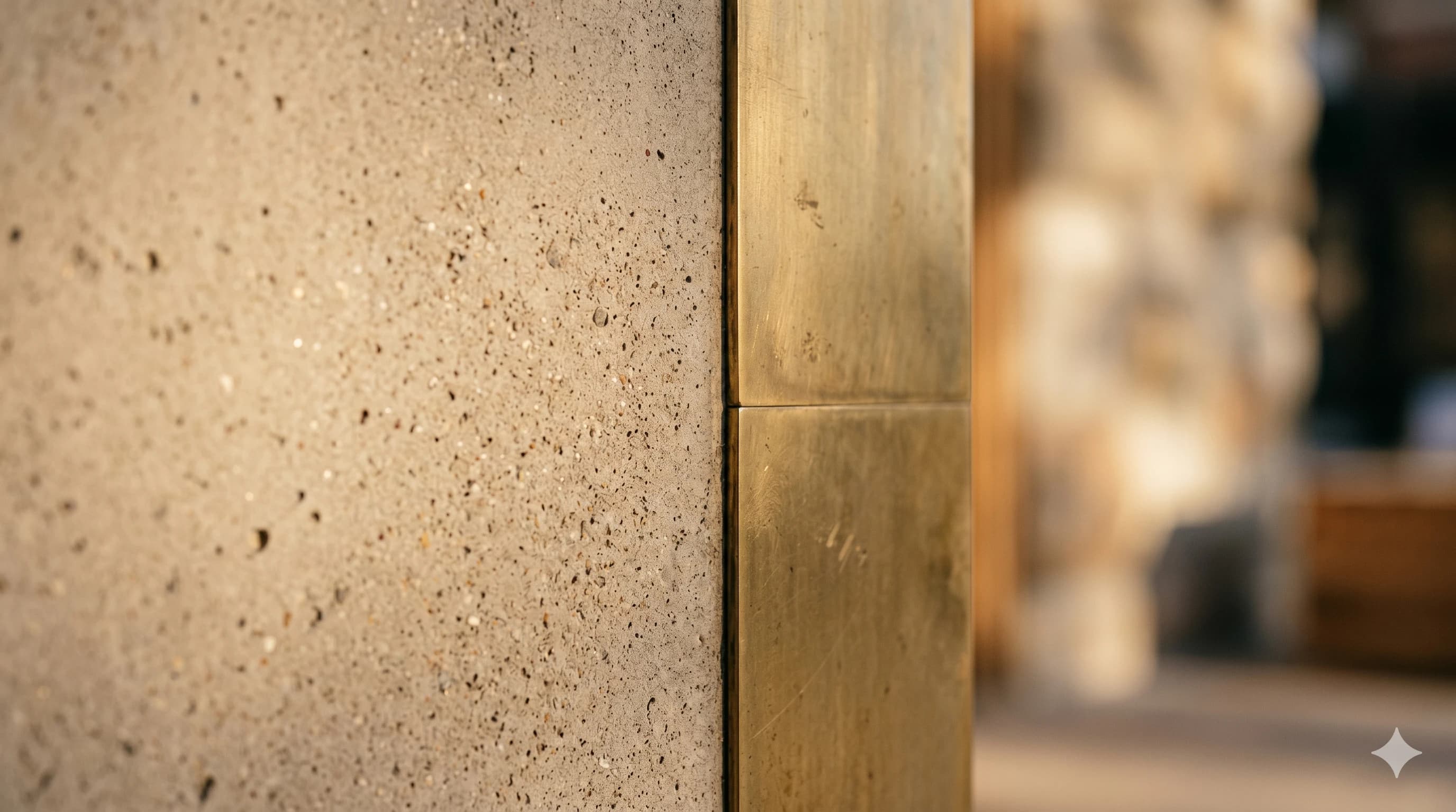Modern commercial building exterior at golden hour