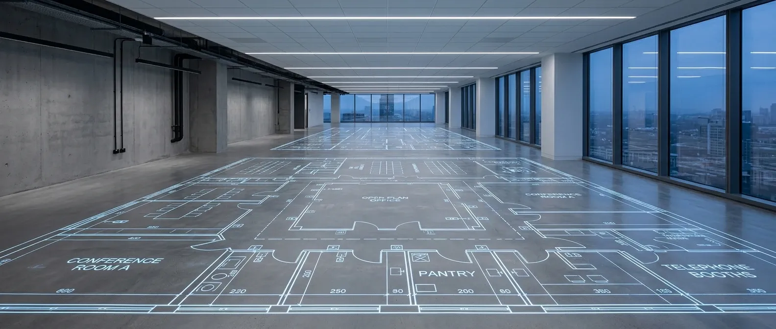 Workplace space planning and fit-out